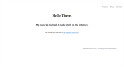 Desktop Screenshot of michaelackerson.com