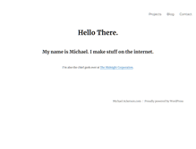 Tablet Screenshot of michaelackerson.com